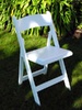 Wedding White Padded Resin Chairs